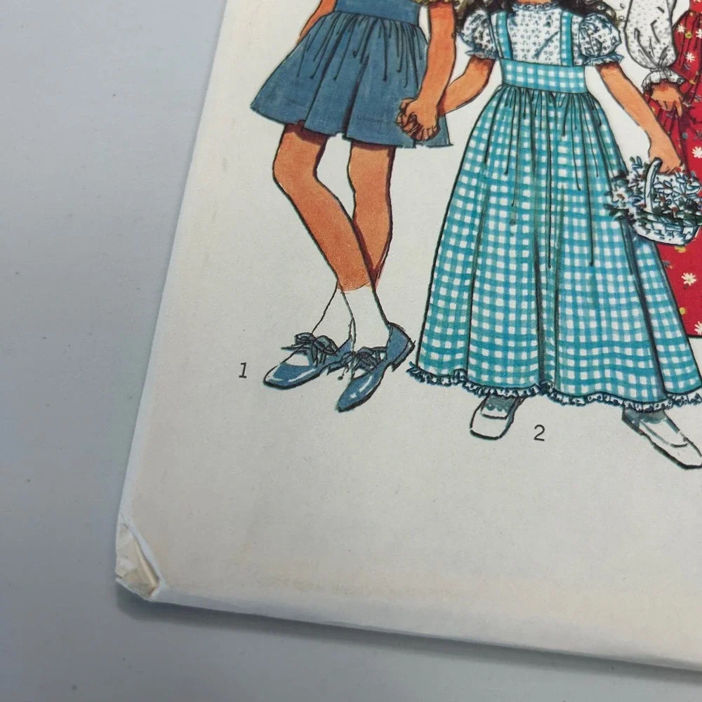 Simplicity‎ Vintage 1970's Pattern #6053 Girls Dress 2 Lengths Size 4